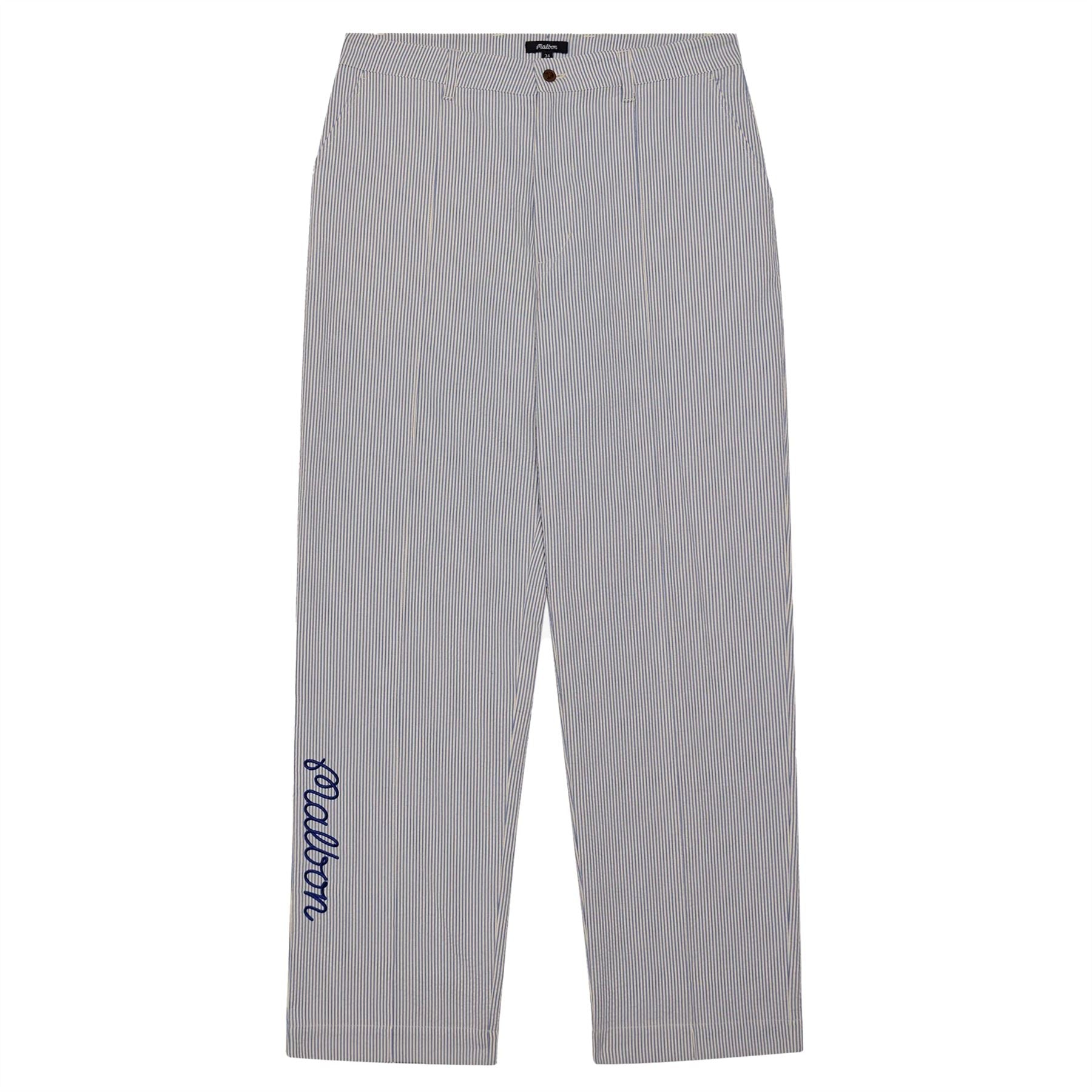 Cannes Pleated Pants Blue