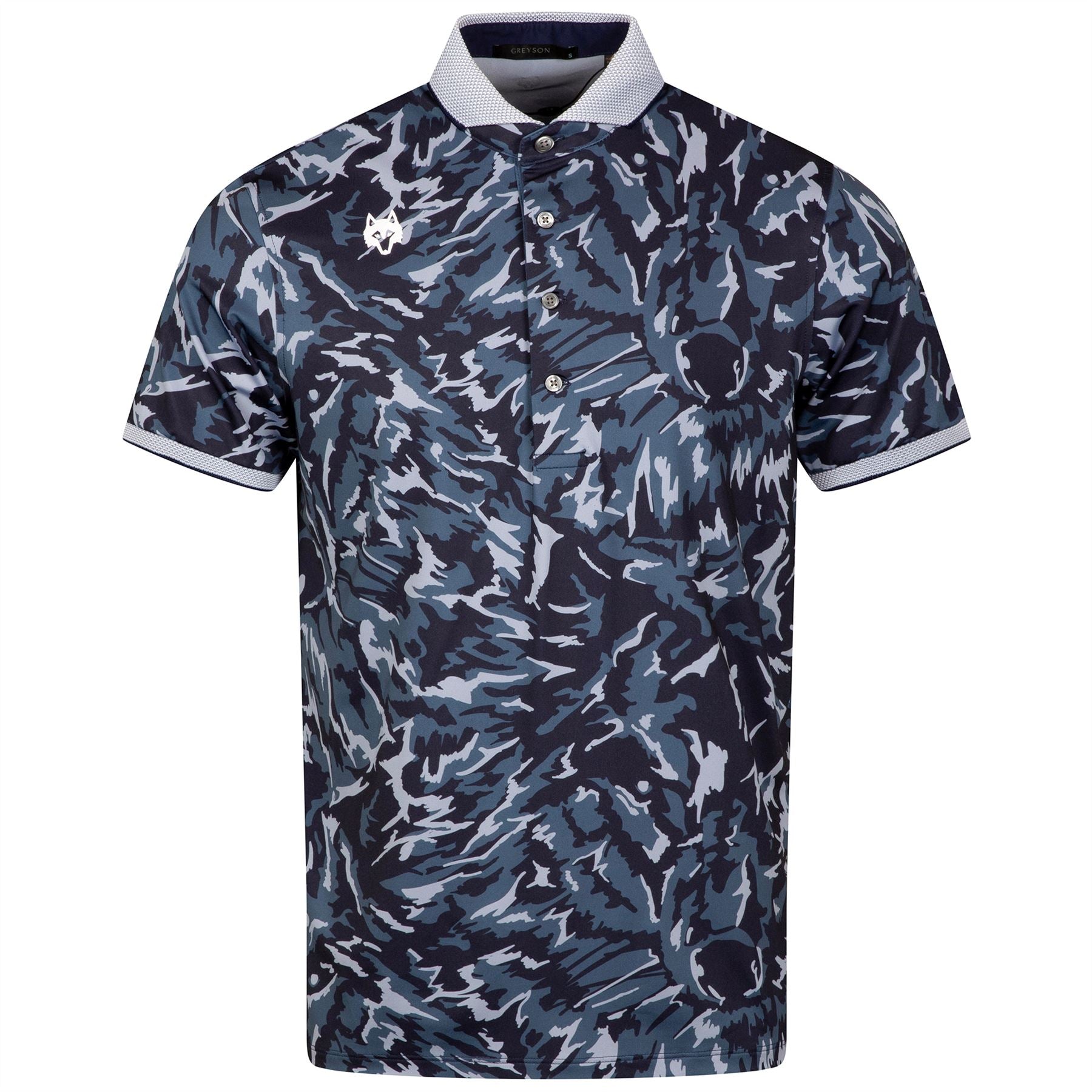 Midas Wolf Camo Polo Fjord