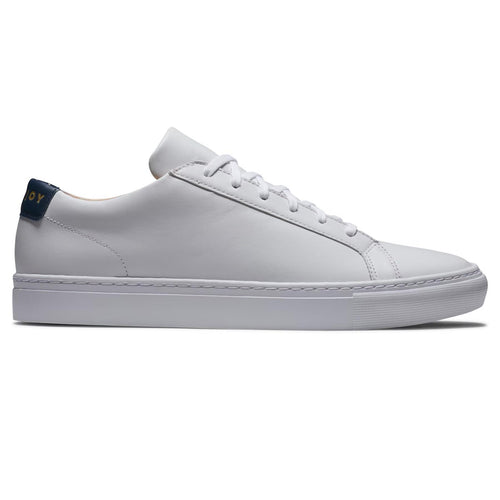 FJ COURT Spikeless Golf Shoes White/Navy