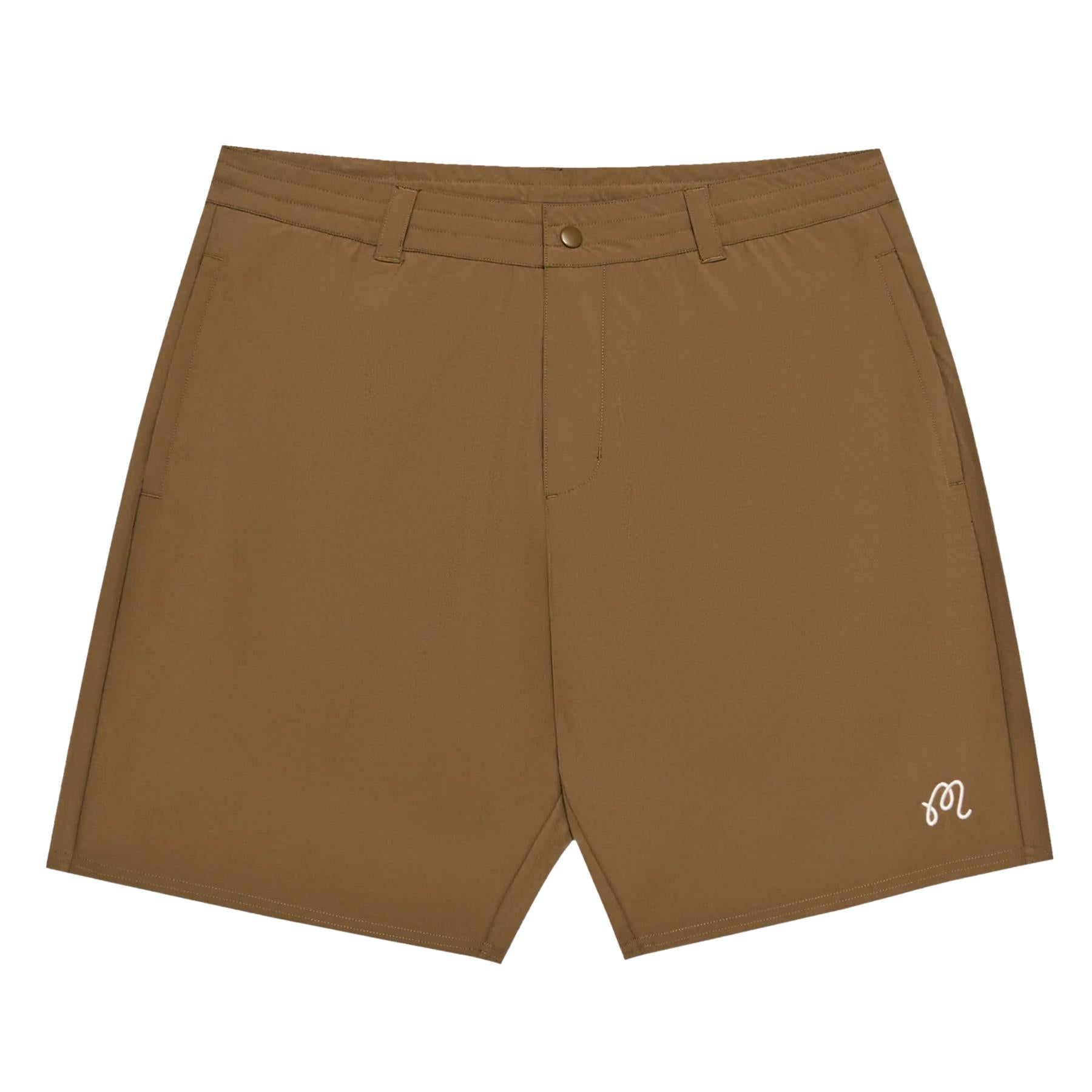 Tonino Hybrid Solid Shorts Dark Khaki