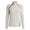 Womens Colour Block Luxe Staple Quarter Zip Pullover Stone Heather