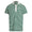 RLX Tailored Fit Tour Pique Stripe Polo Ceramic White/Kelly Green