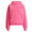 Womens No 1 Cares Oversized French Terry Hoodie Day Glo Pink