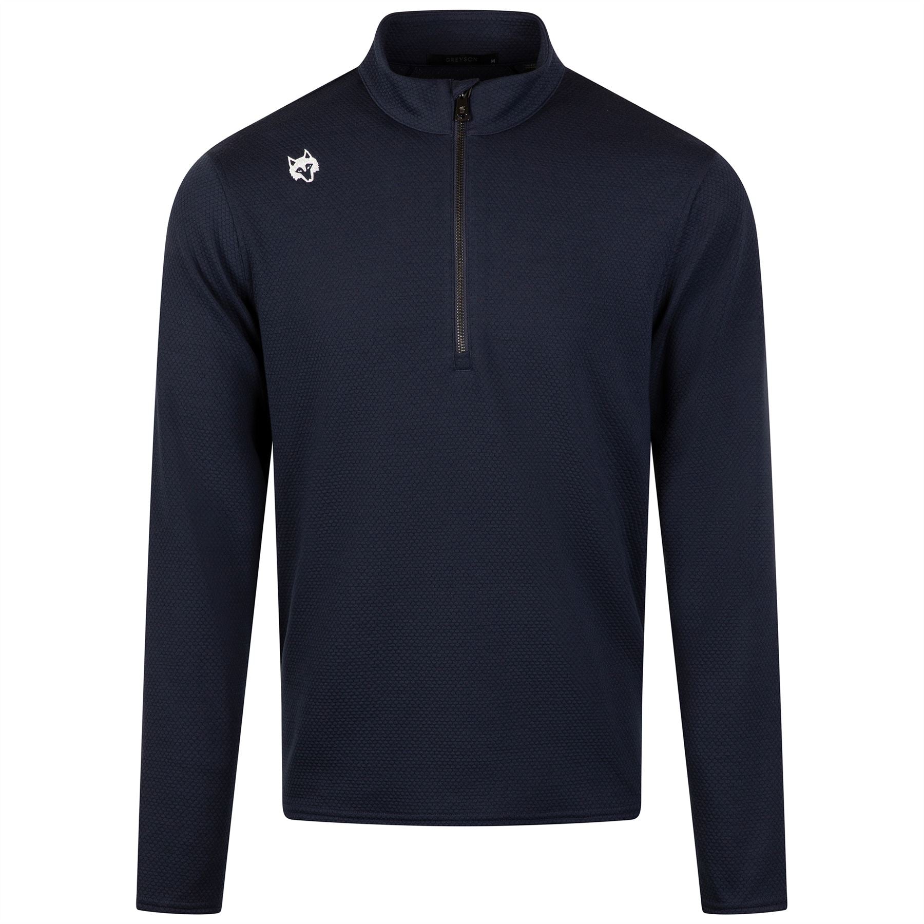 Troy Quarter Zip Maltese Blue