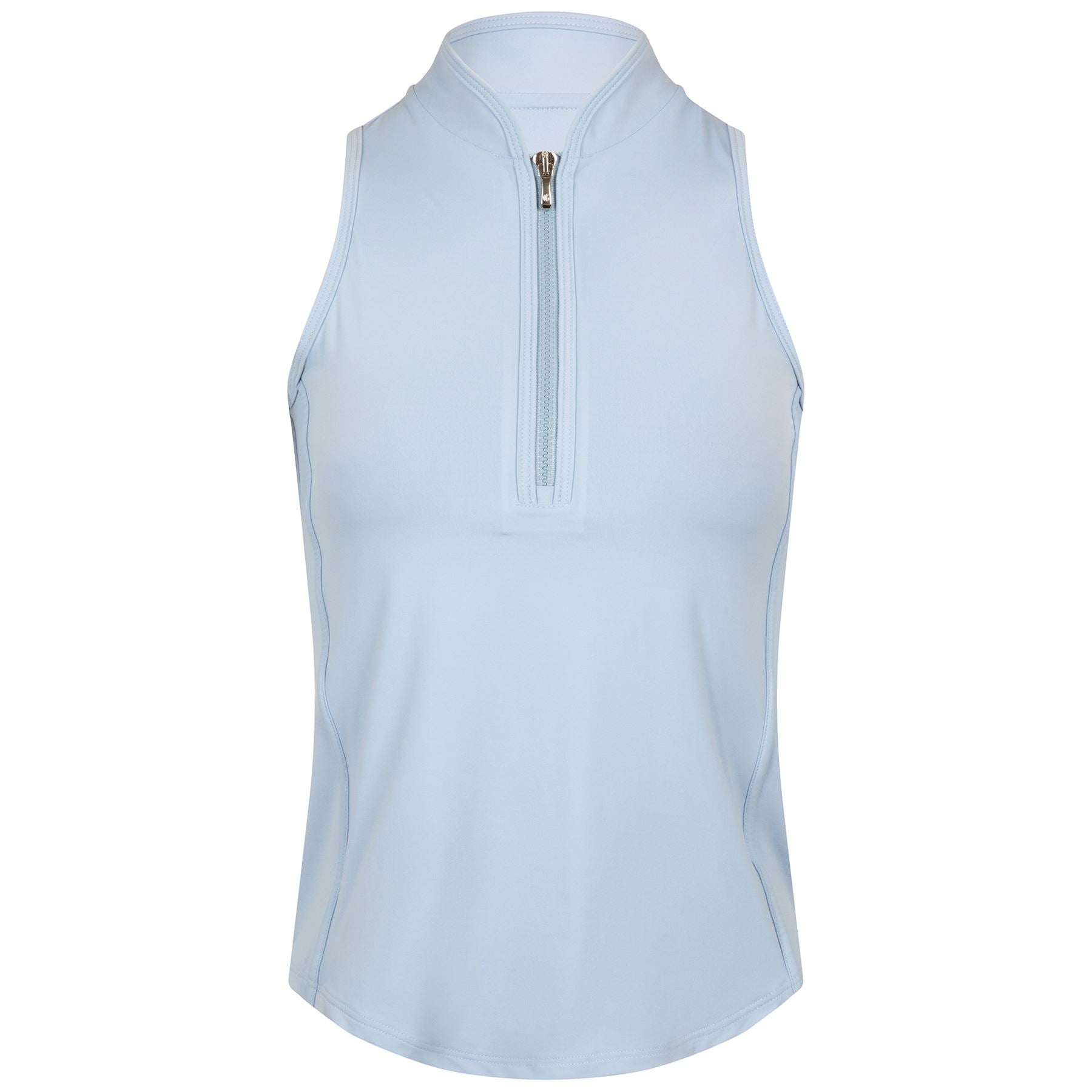 Womens Sleeveless Vesta Mock Neck Wolf