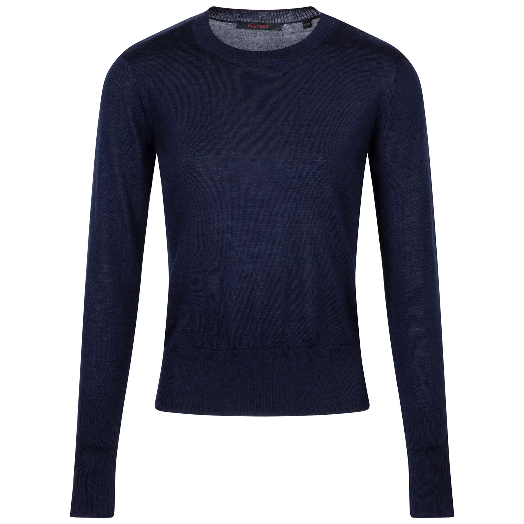 Womens Light Weight Leith Sweater Maltese Blue