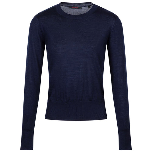 Womens Light Weight Leith Sweater Maltese Blue
