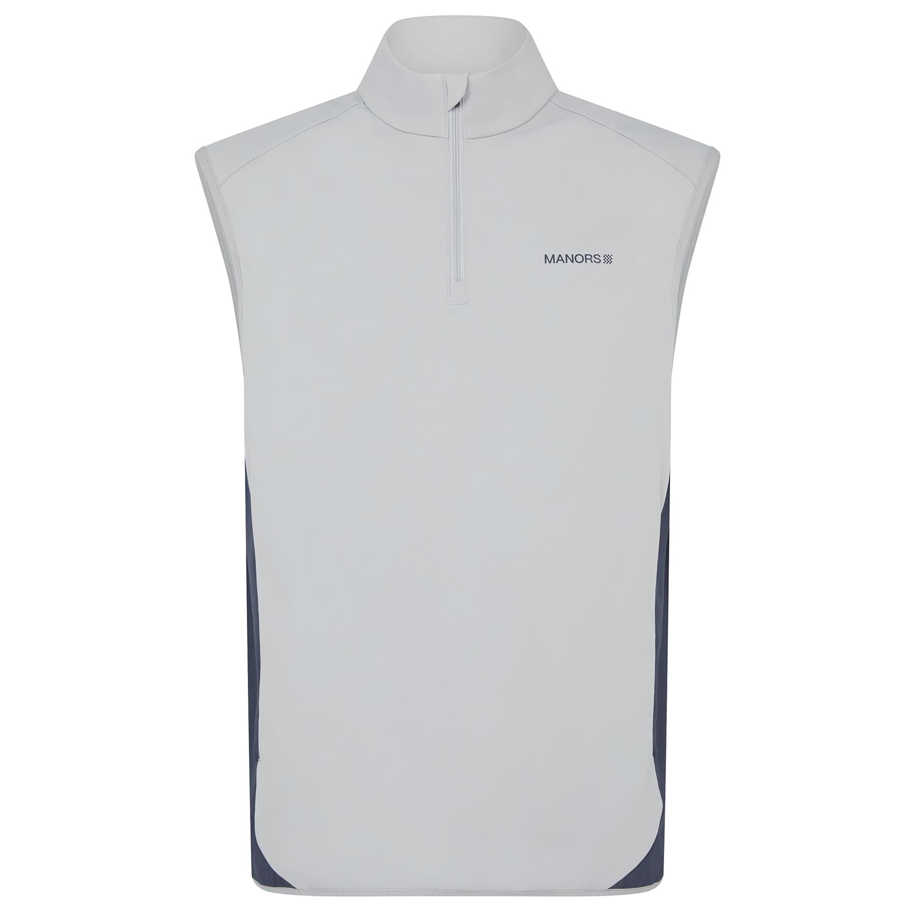 Quarter Zip Tech Vest Sky Gray