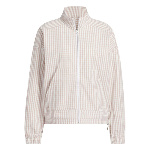 Womens Ultimate365 Gingham Jacket Wonder Taupe
