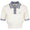 Womens Mikayla II Cropped Knit Polo Ivory/Stone