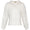 Womens Flora Knit Hoodie Soft White