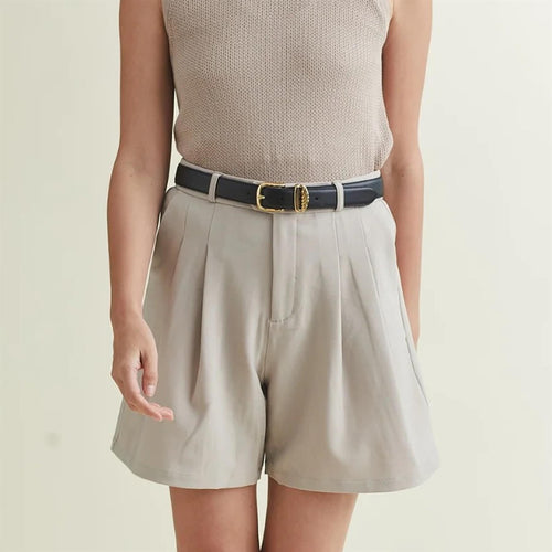 Womens Trouser Shorts Cobblestone