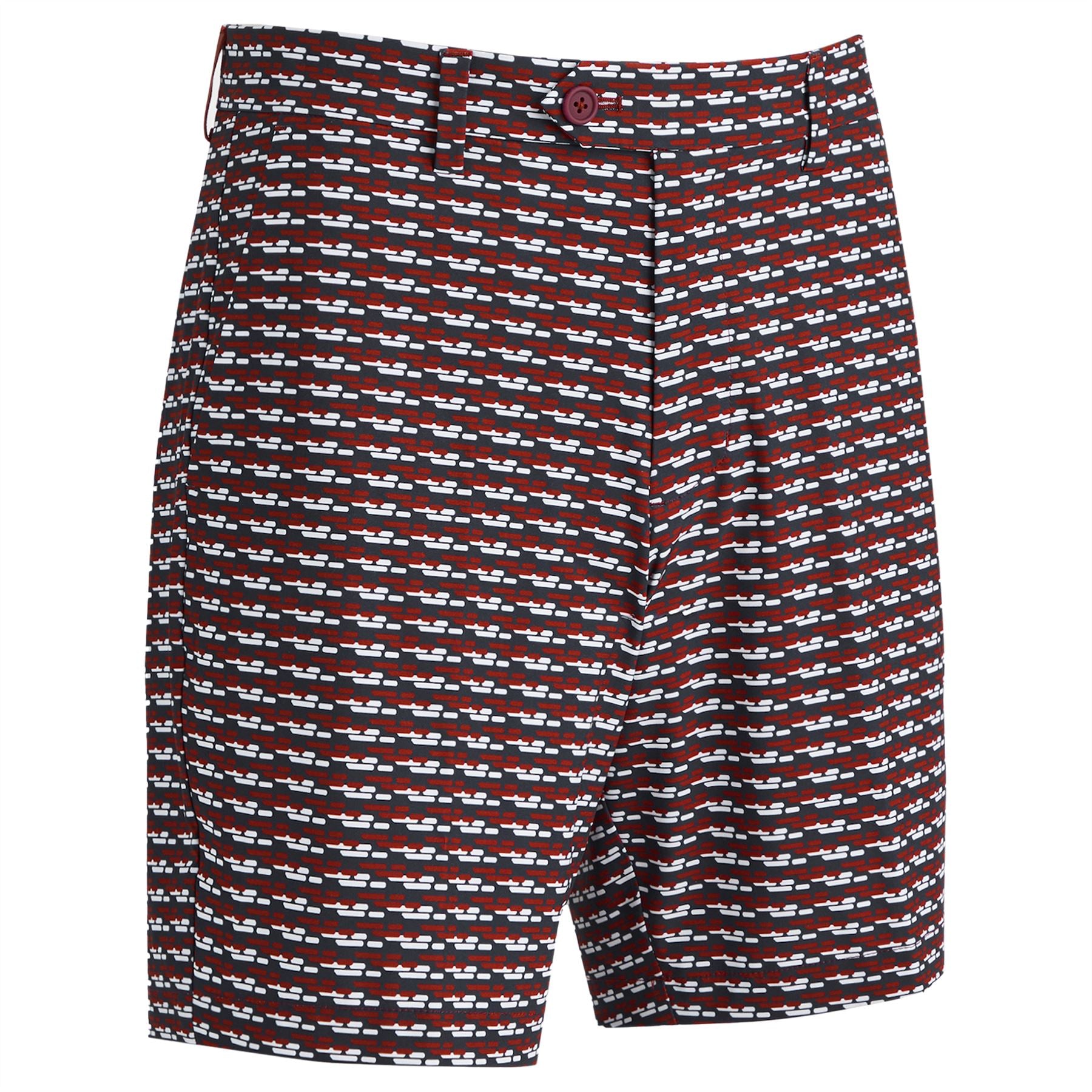 Brick Stripe Maverick Shorts Cabernet