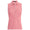 Womens Chevron Feeder Stripe Tech Pique Sleeveless Polo Lava