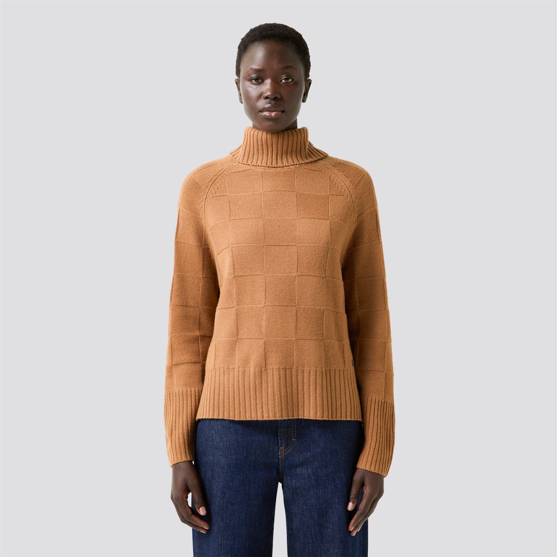 Womens Lake Knit Sweater Brown