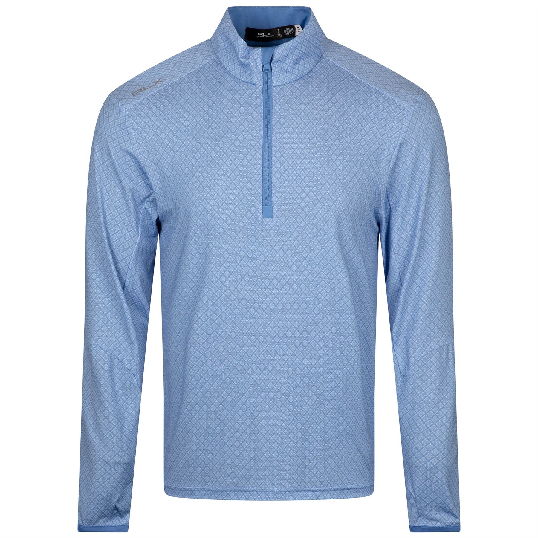 Classic Fit Stretch Jersey Pullover Summer Blue Refined Tile