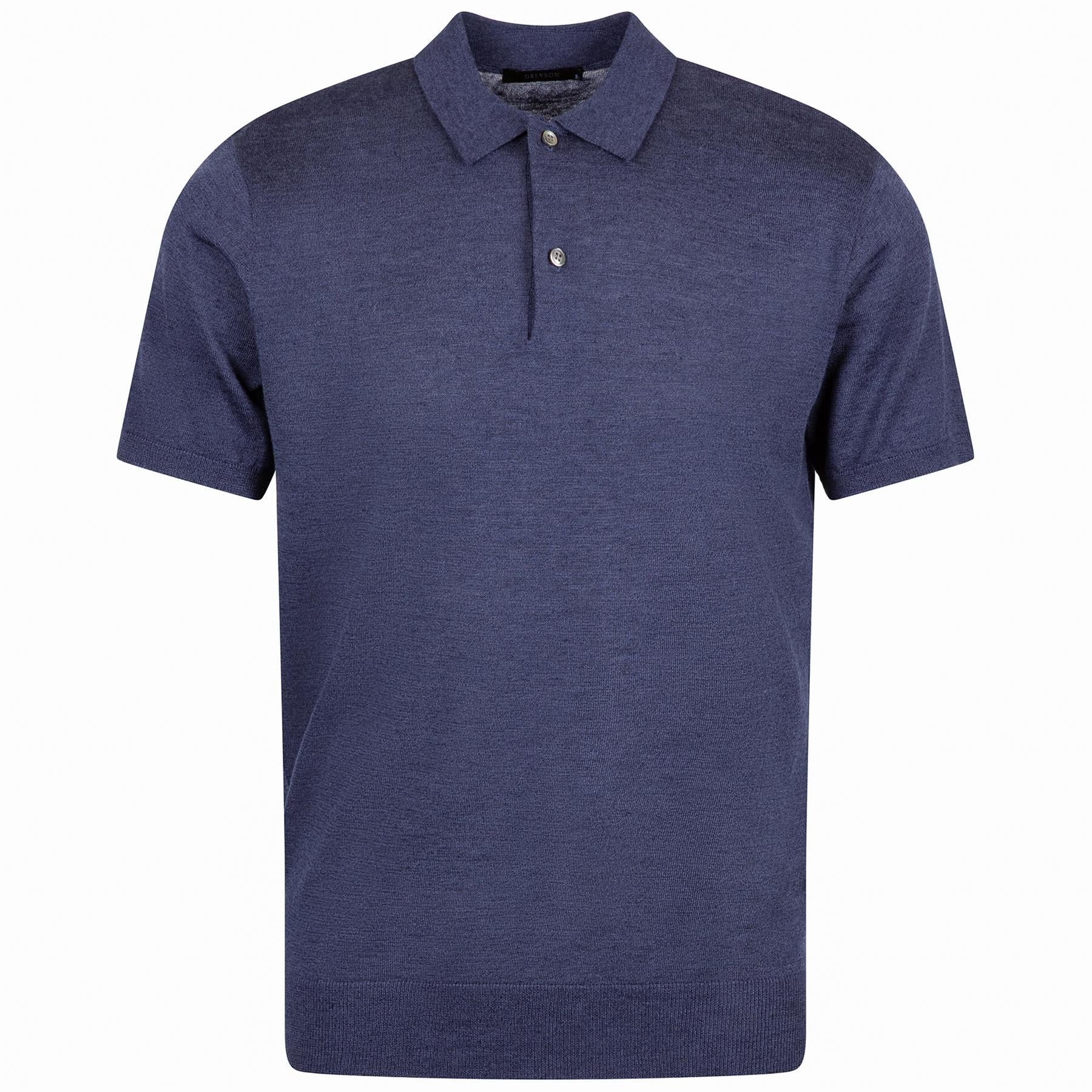 Napeague Sweater Polo Maltese Blue