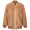 Womens Ella Long Line Sherpa Bomber Jacket Chanterelle