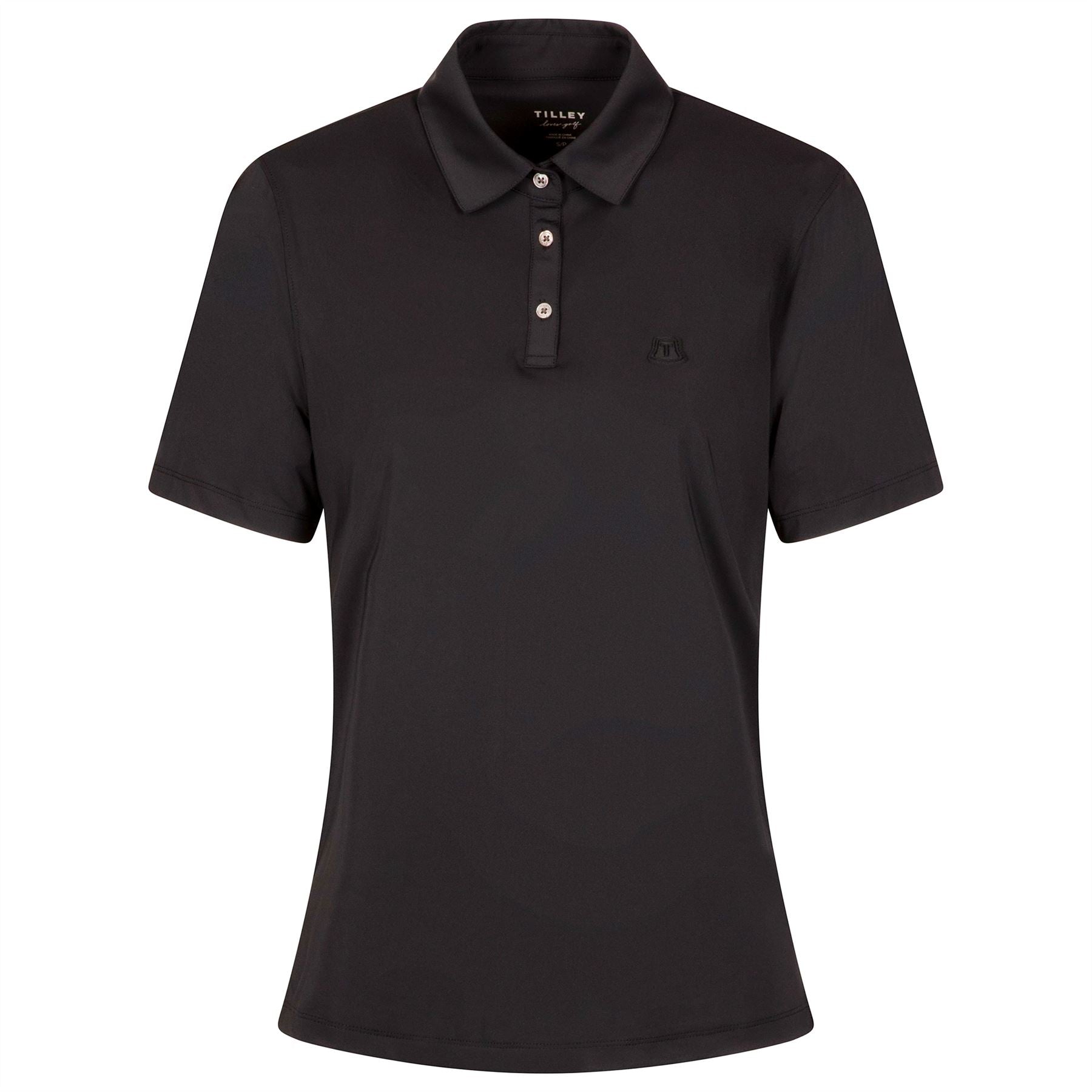 Womens Caddy Polo Black
