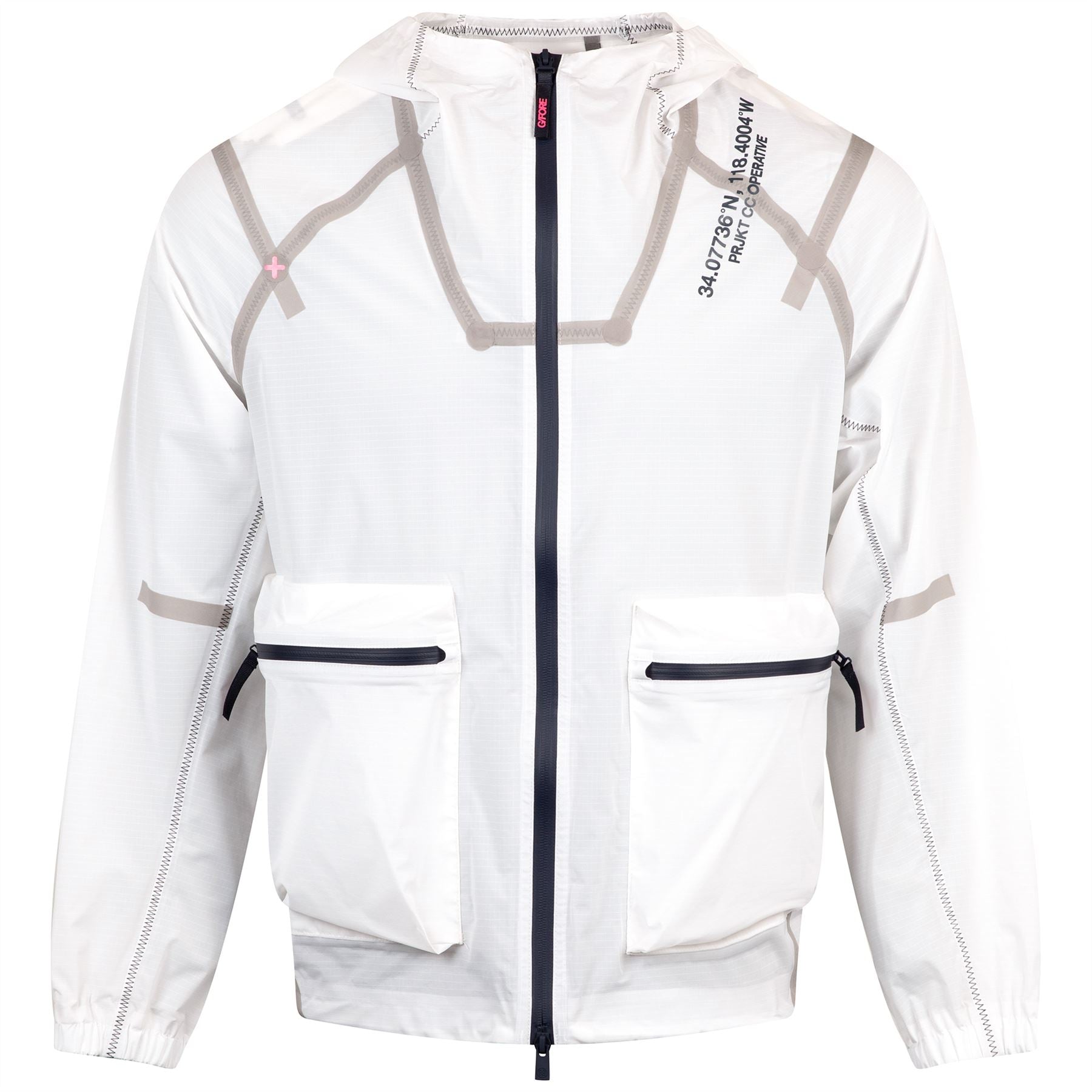 QRT Ripstop Hooded Jacket Snow