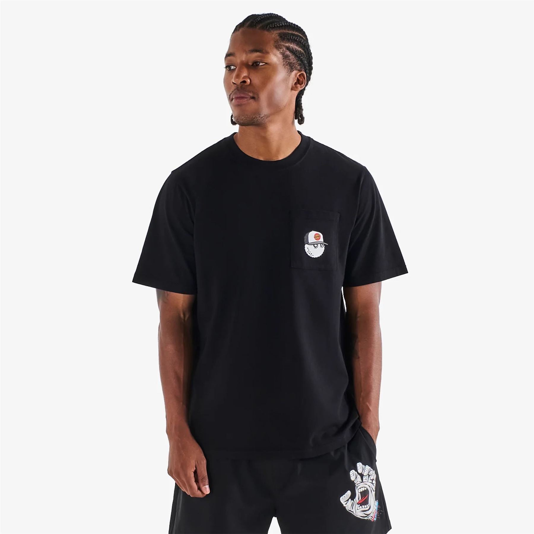 x Santa Cruz Bermuda Bunker Tee Black