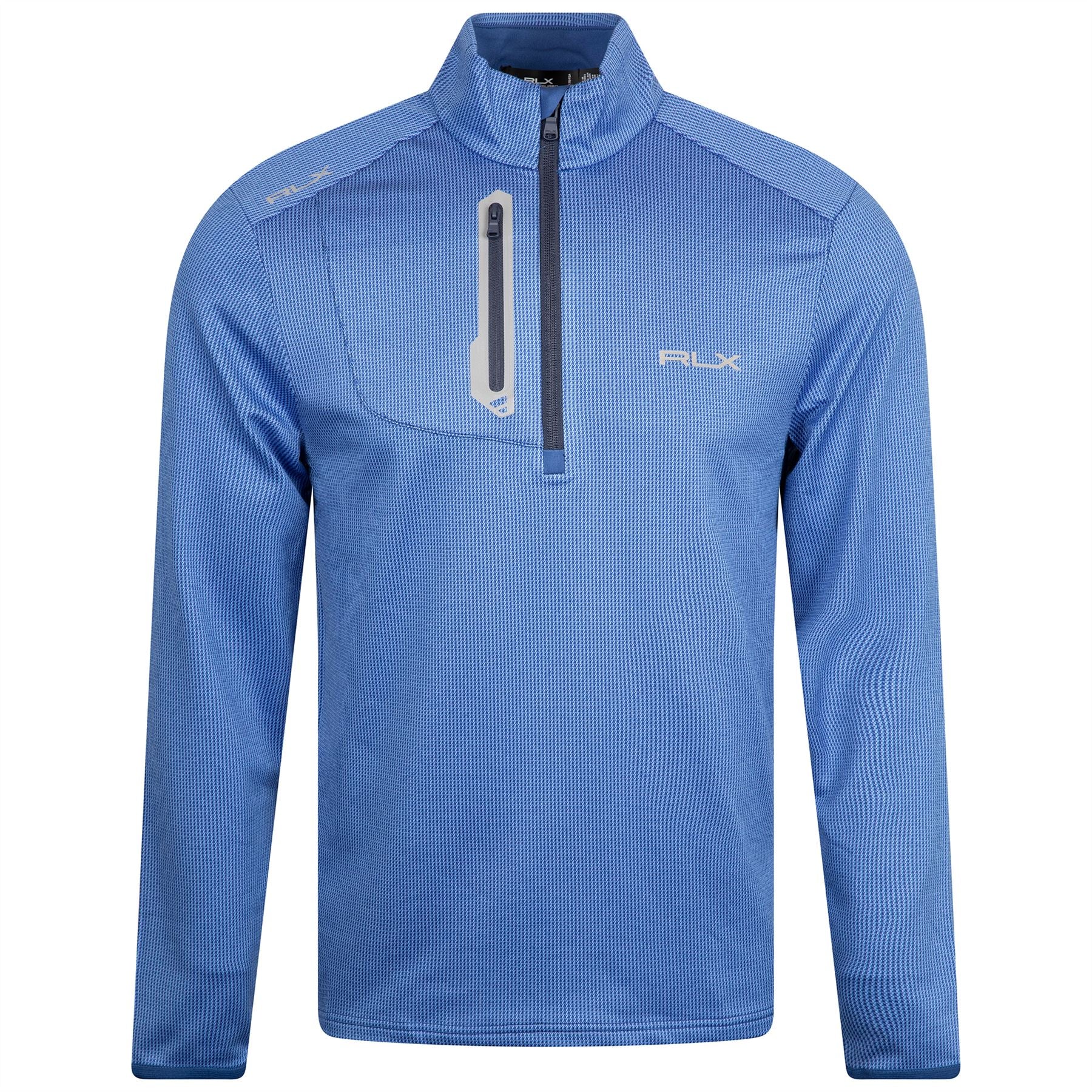 Classic Fit Houndstooth Jersey Pullover Beach Royal Frwy Houndstooth