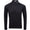 Keano Half Zip Regular Fit Mid Layer Black Melange