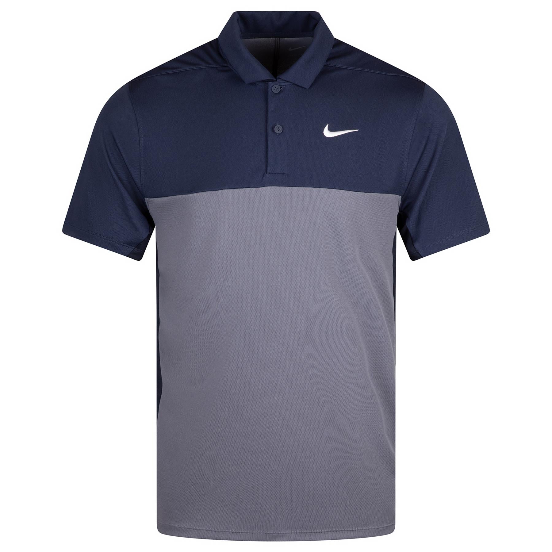 Dri-FIT Victory+ Colour Block Polo Navy/Obsidian