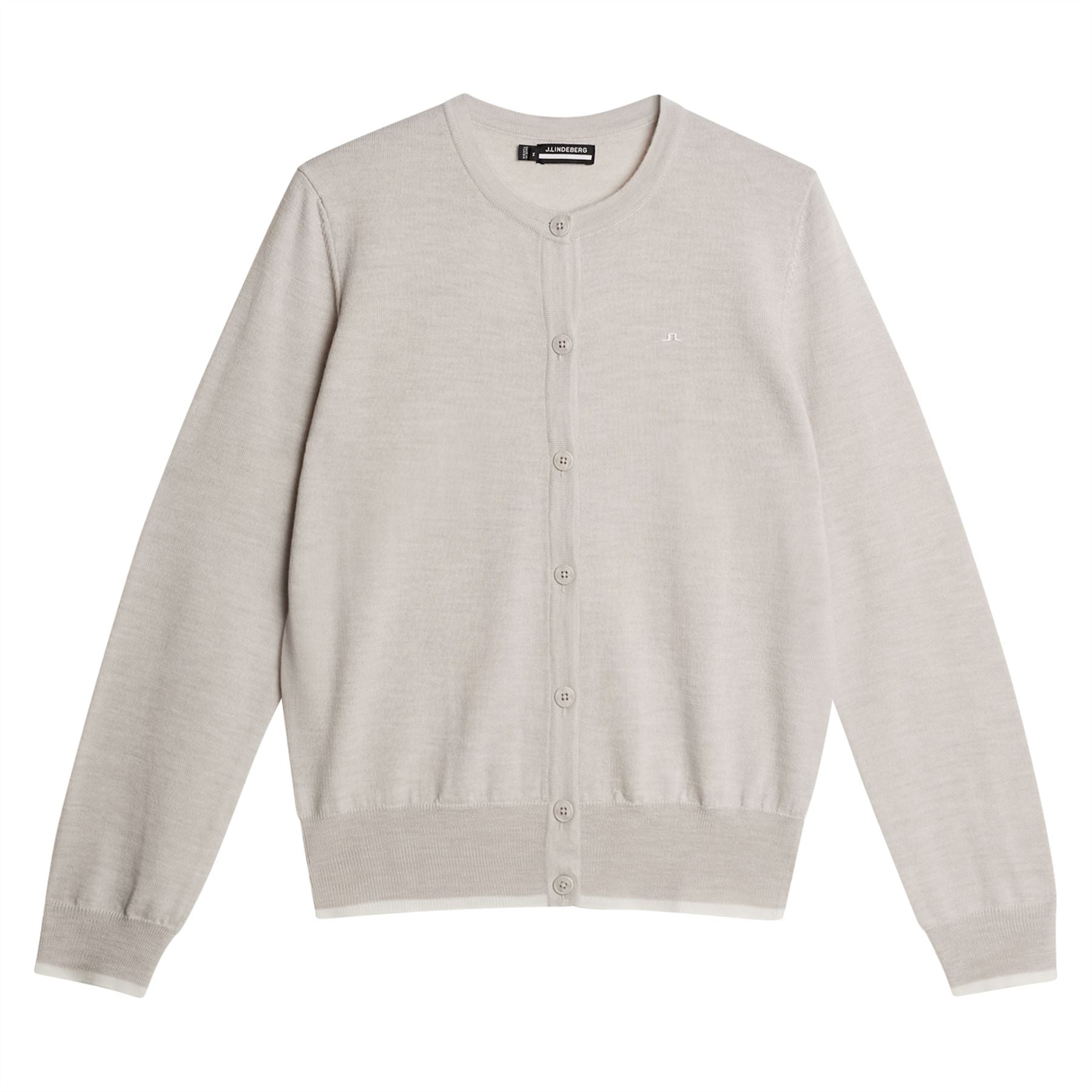 Womens Joanna Tour Merino Knitted Cardigan Moonbeam
