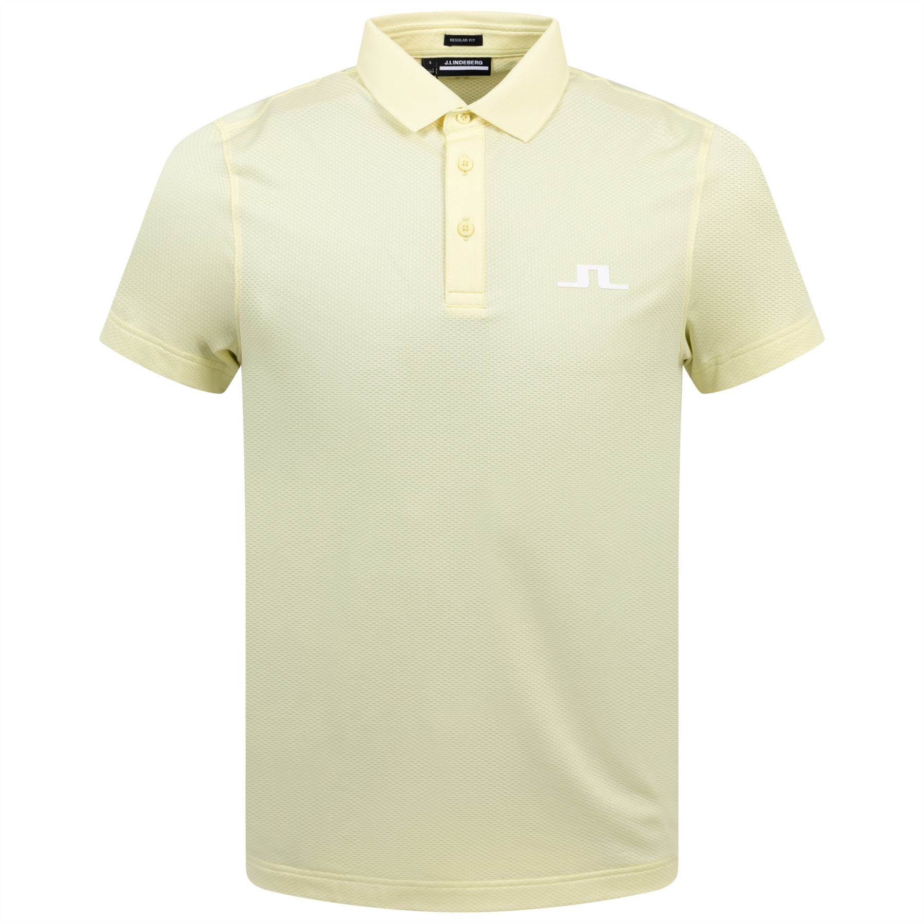 Bridge Regular Fit Tech Mesh Polo Wax Yellow