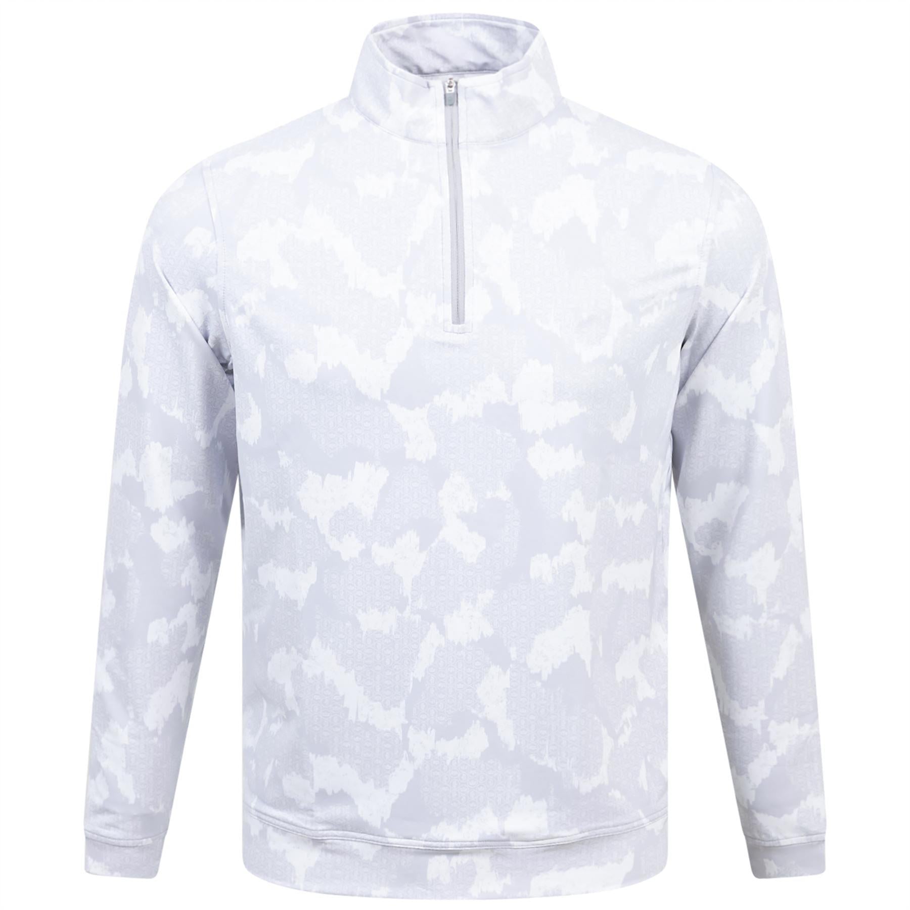 Perth Tip The Crown Performance Quarter Zip Mid Layer British Grey