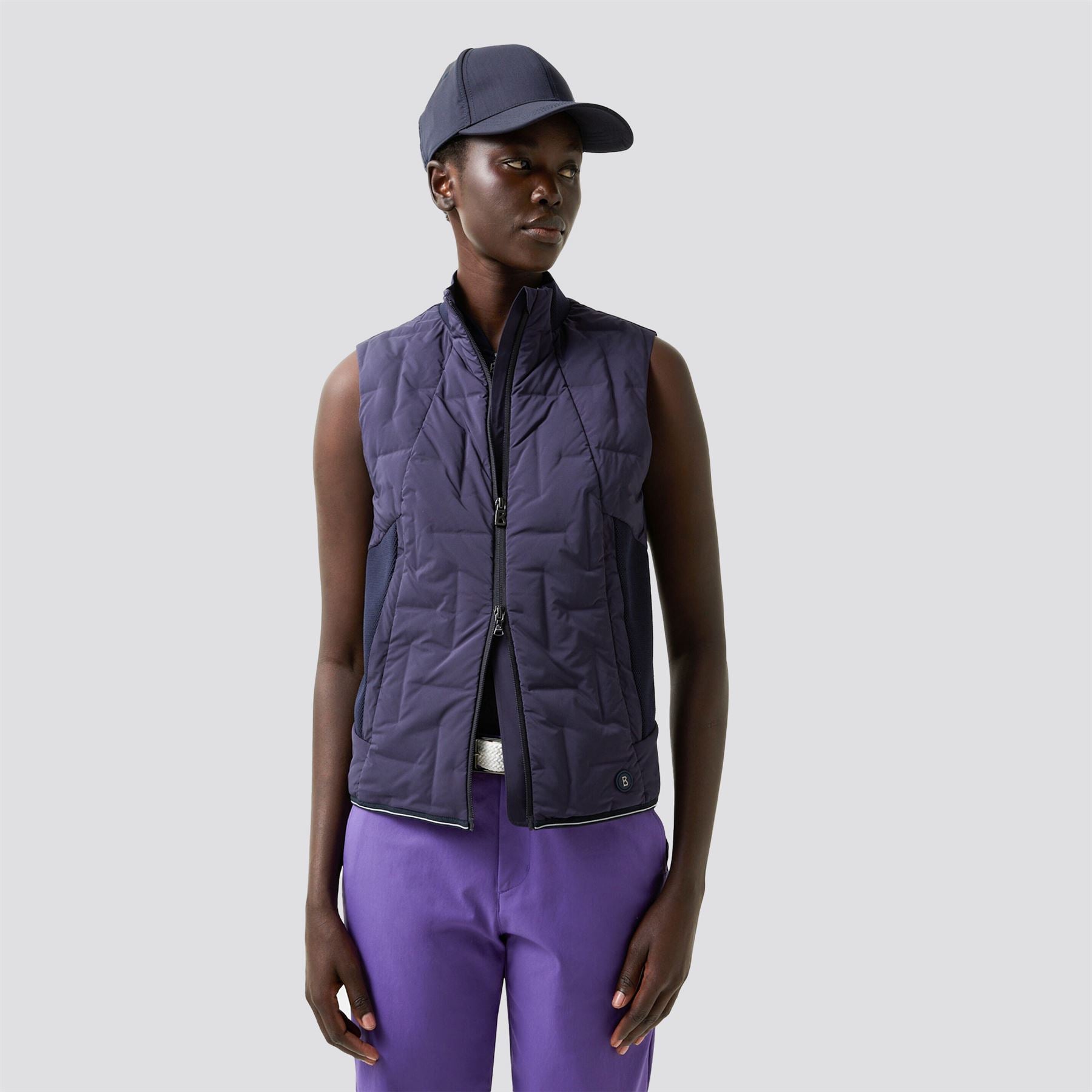 Womens Sia Down Vest Navy