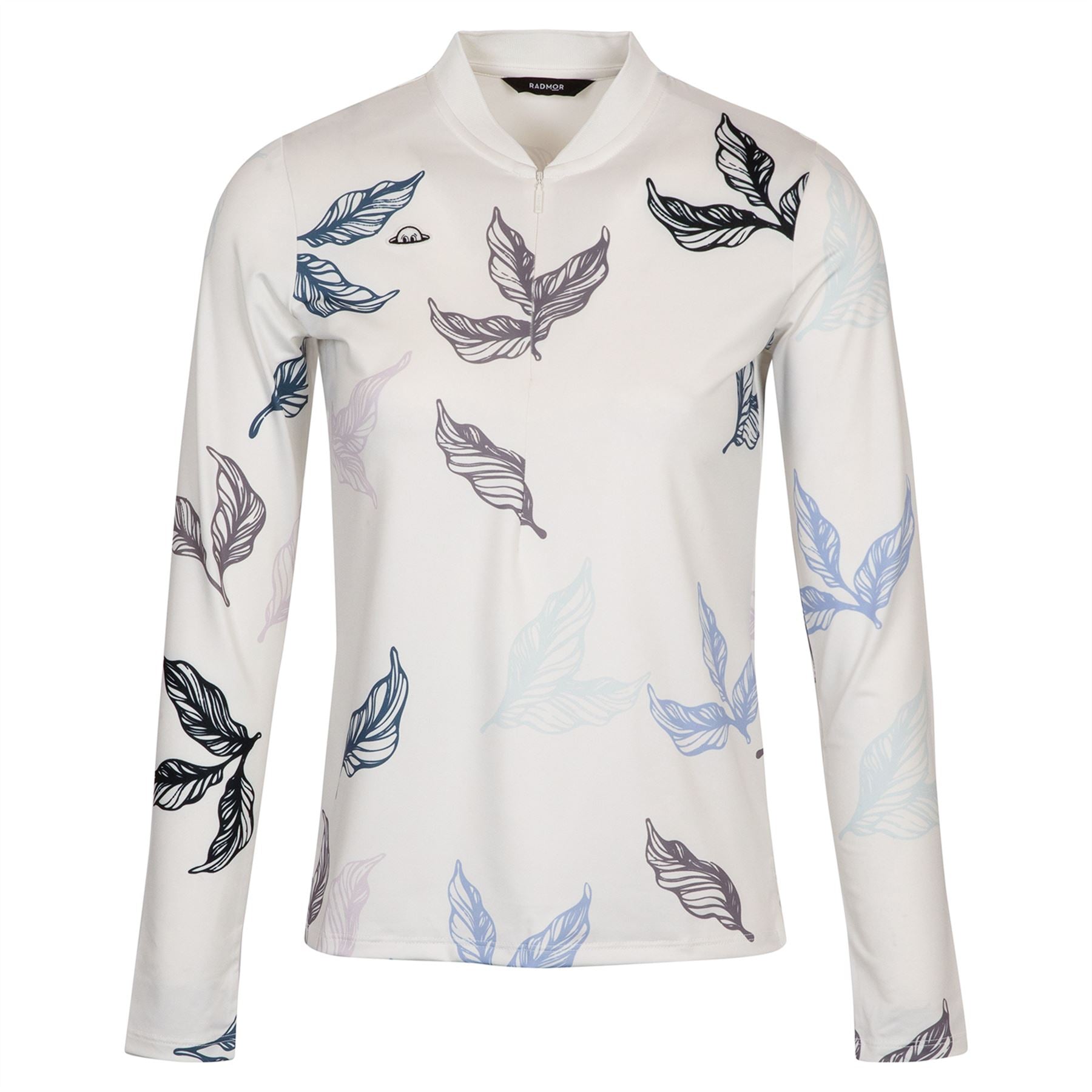Womens Olivia Recycled Windfall LS Snow White/Wisteria
