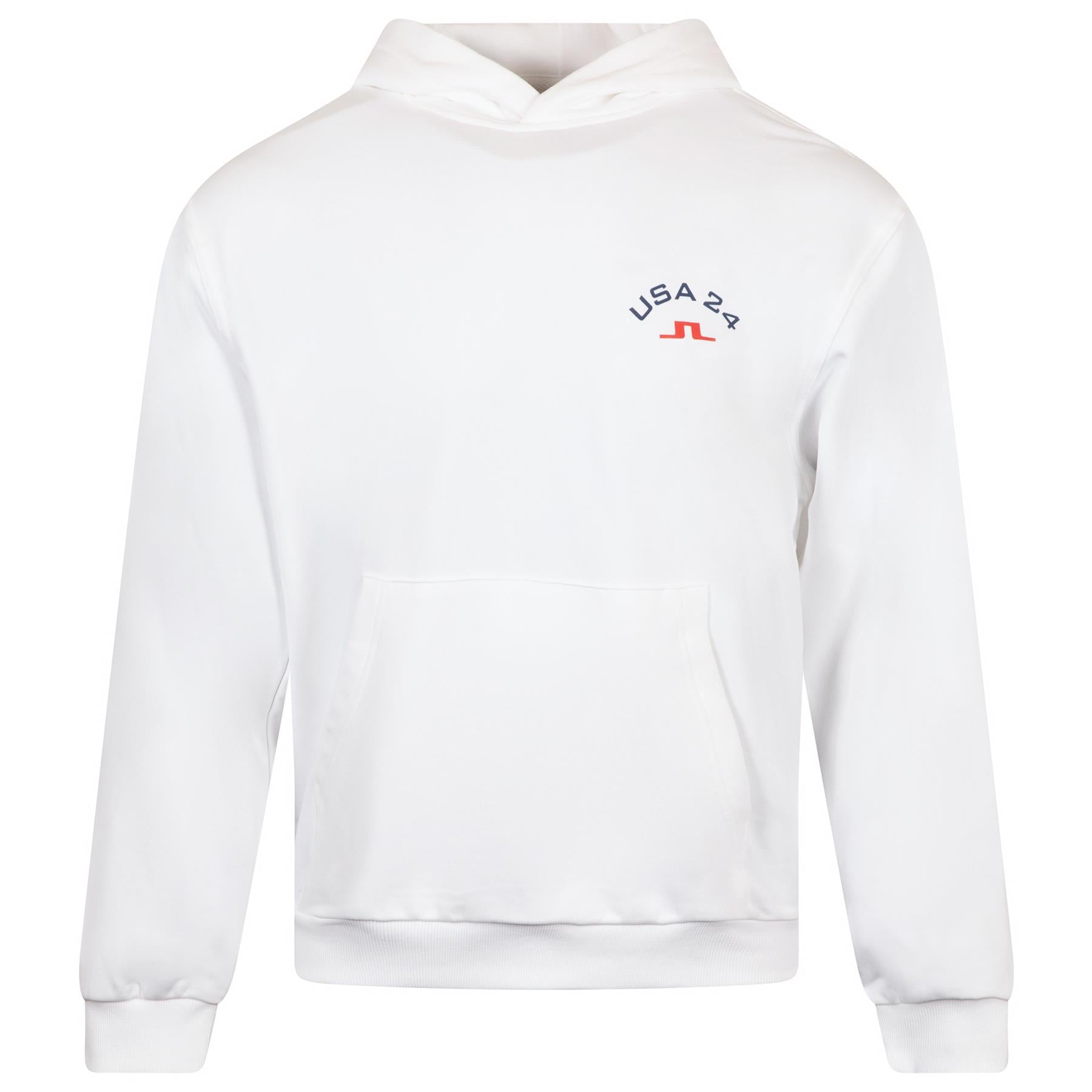 Fabrice Relaxed Fit Cotton Hoodie White