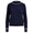 Womens Washable Cashmere Crewneck Sweater Refined Navy