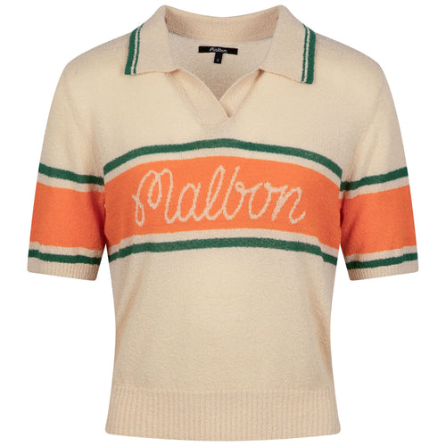 Womens Jade Polo Sweater Custard