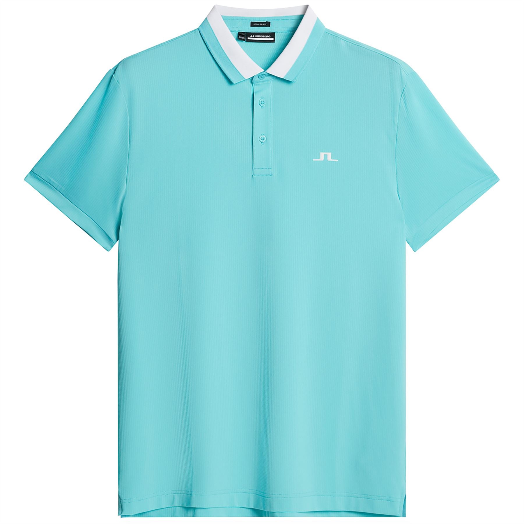 Benji Light Jersey Regular Fit Polo Blue Curacao