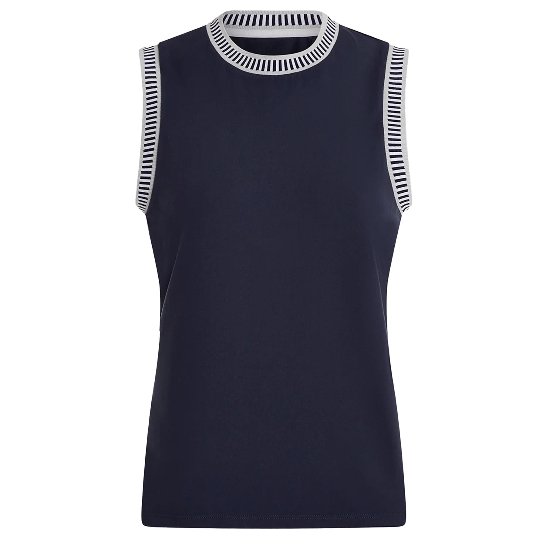 Womens Hessian Performance Tank Top Blue Nights/Pearl Blue