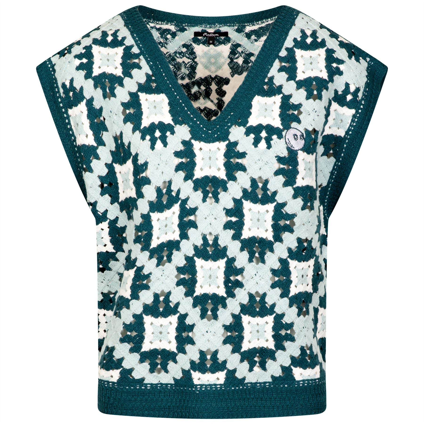Womens Bianca Knit Vest Ocean Multi