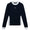Womens Meadow Mock Neck Knitted Sweater JL Navy