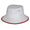 Womens Tilley Wide Brim Bucket Hat White/Sport Red