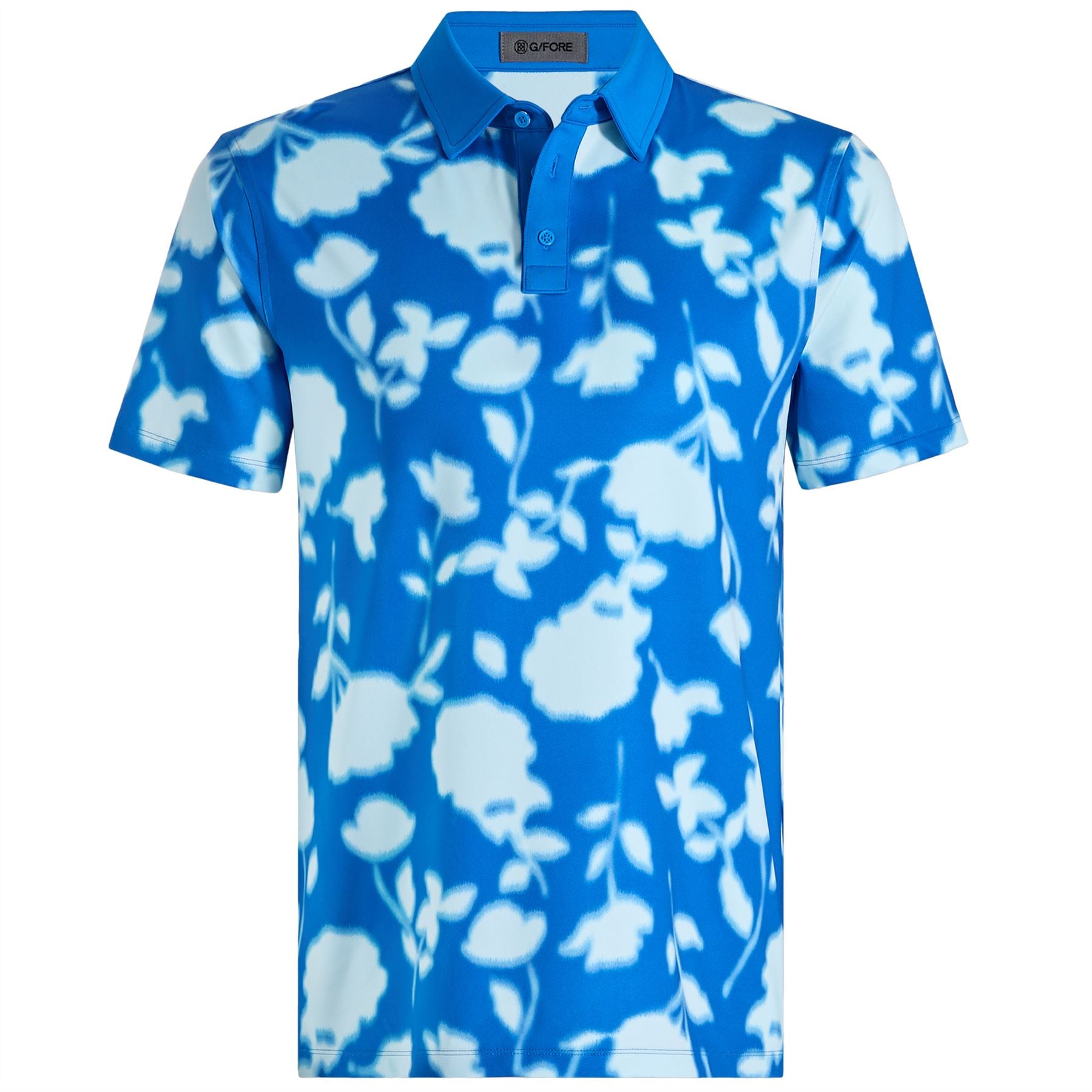 Blur Floral Tech Jersey Polo Lisbon
