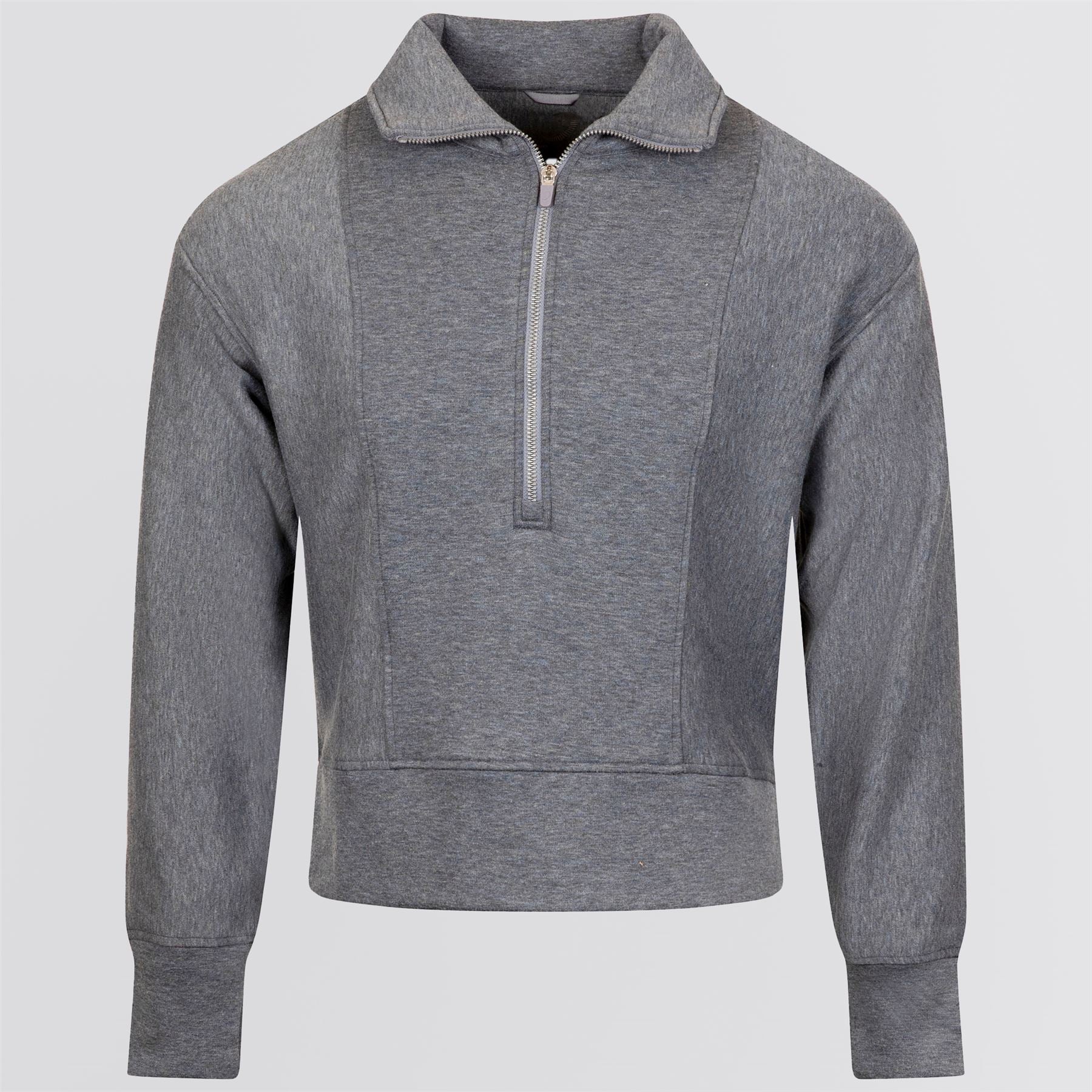 Womens Regan Zip Mock Pullover Stingray