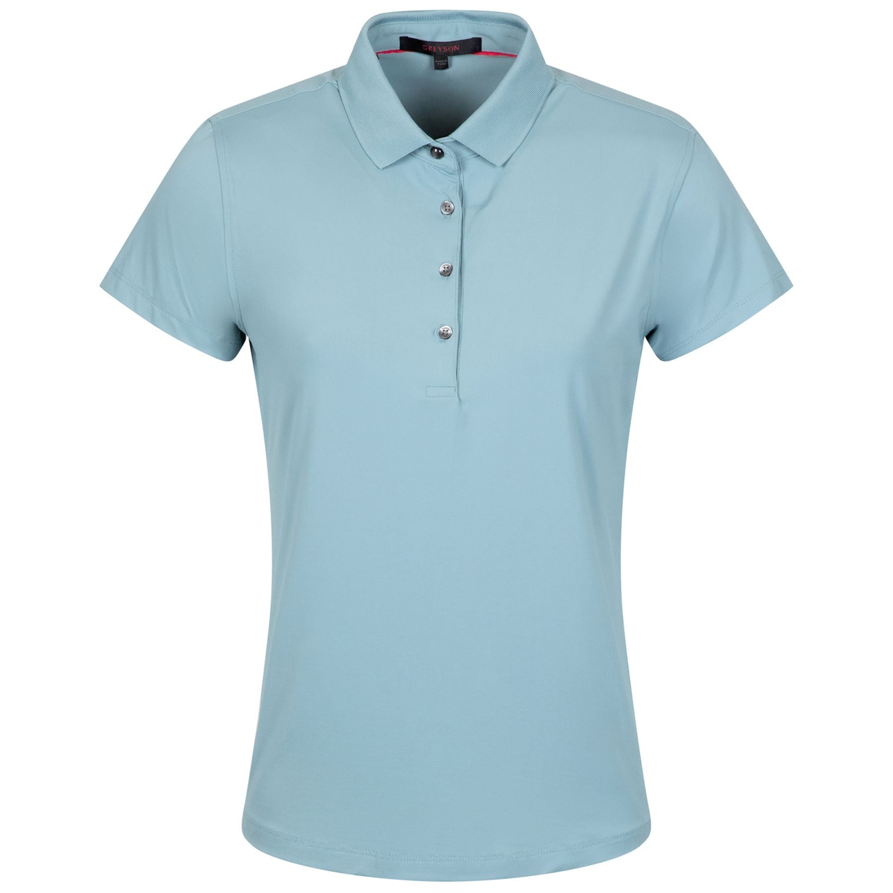 Womens Scarlett Crowley Collar Polo Agave