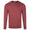 The Ward Crewneck Sweater Heathered Port