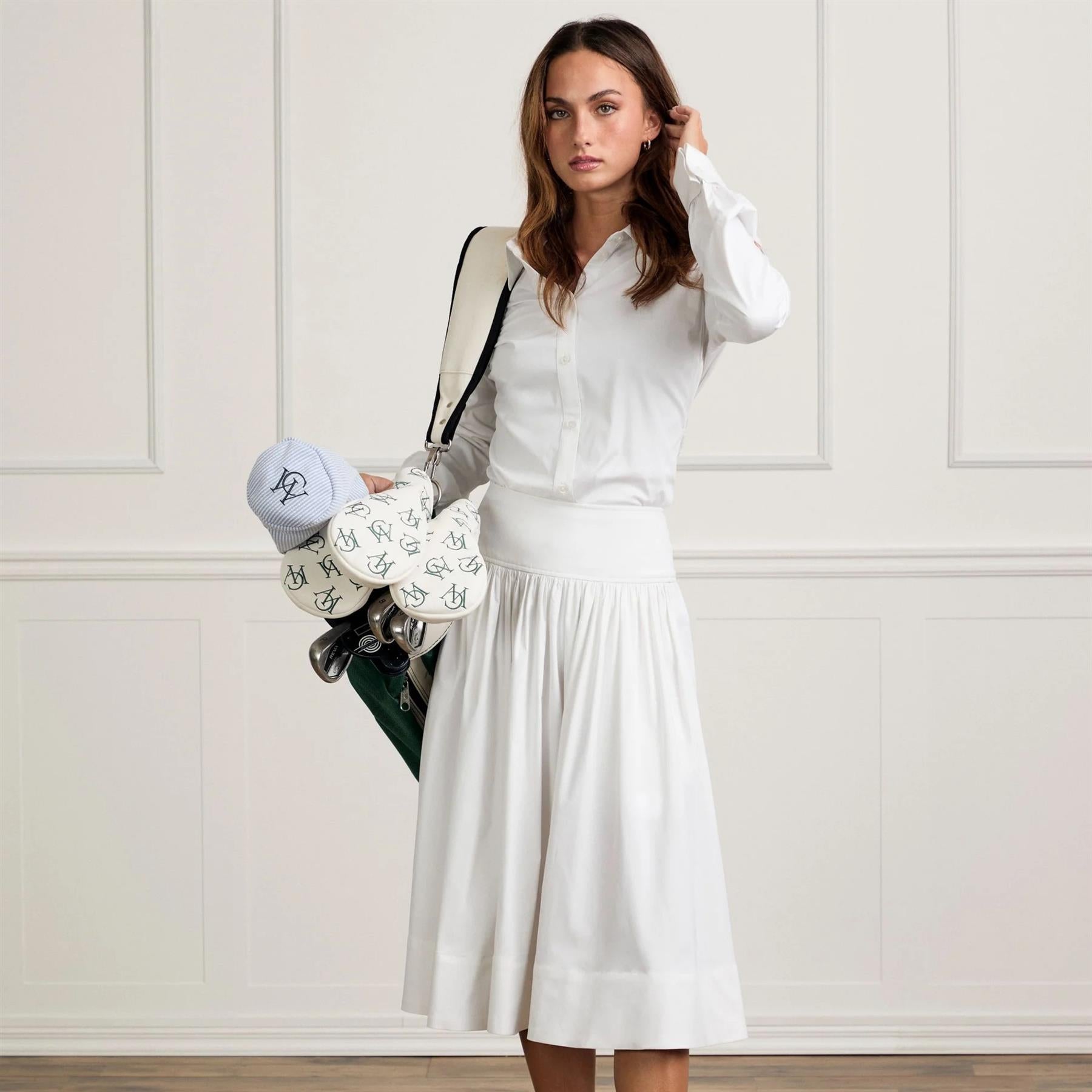 Womens Blair Skirt Pearl White