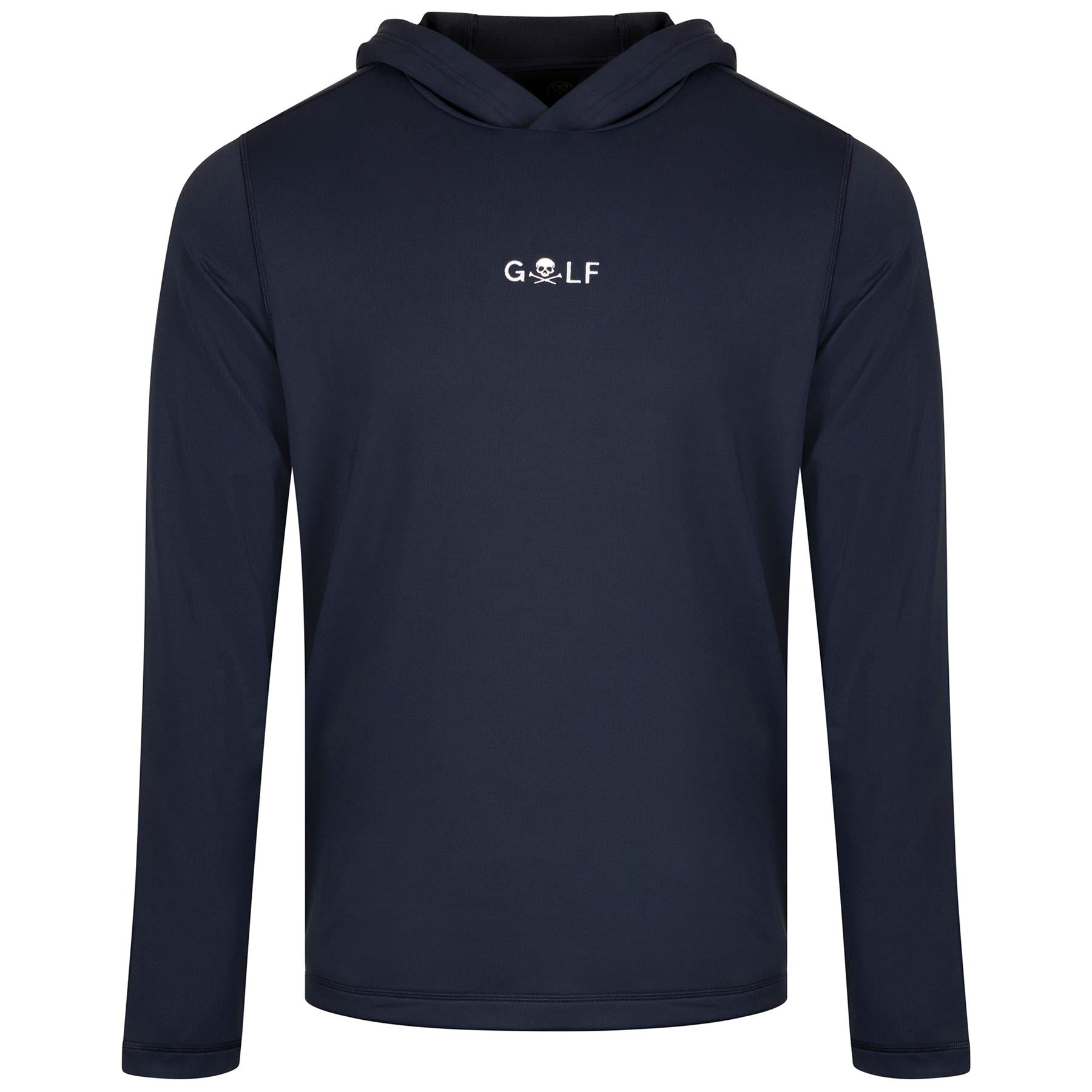 S&T Golf Logo Brushed Back Tech Terry Hoodie Twilight