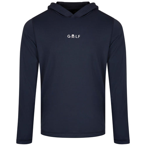 S&T Golf Logo Brushed Back Tech Terry Hoodie Twilight