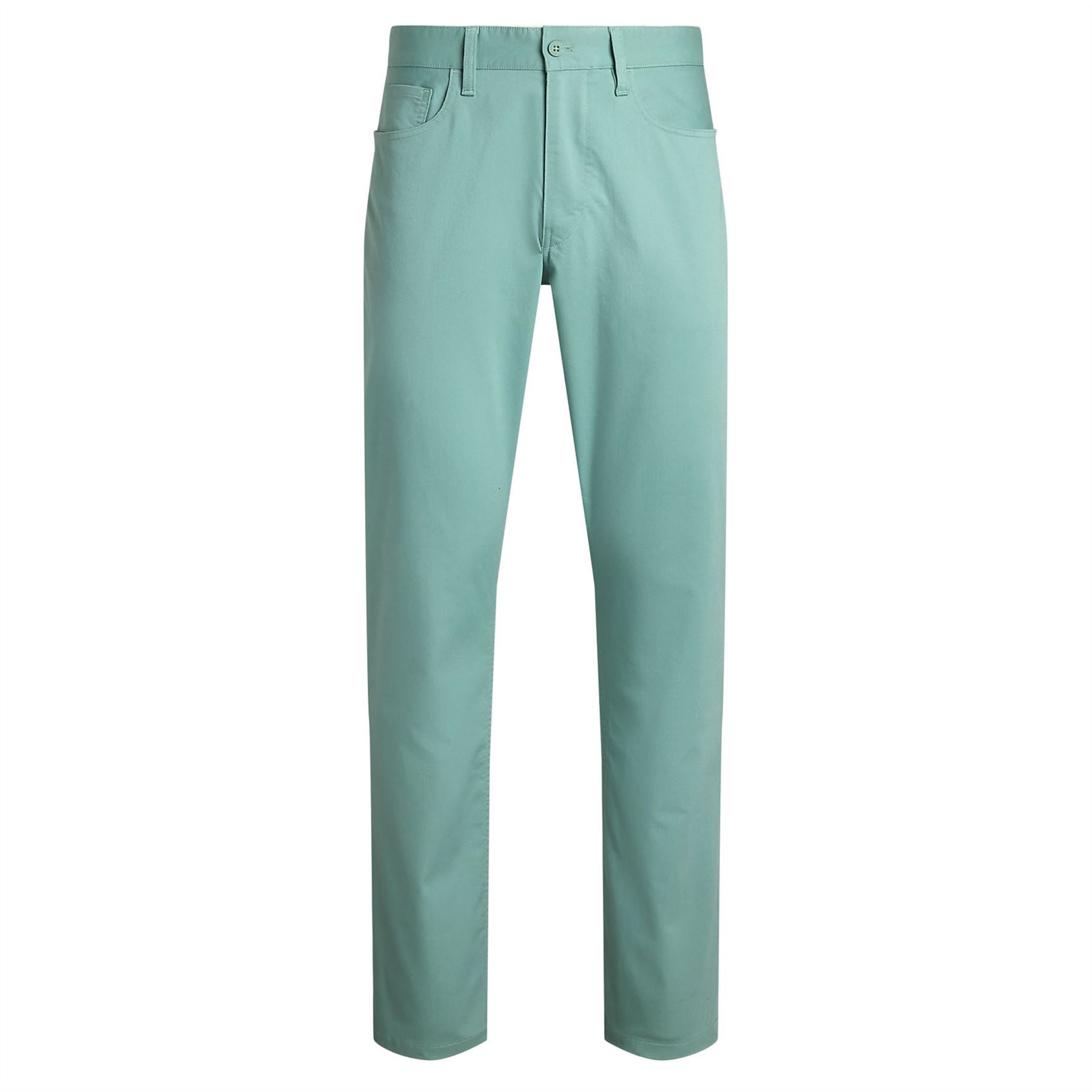 Polo Golf Tailored Fit Plaid Cotton 5 Pocket Pants Faded Mint