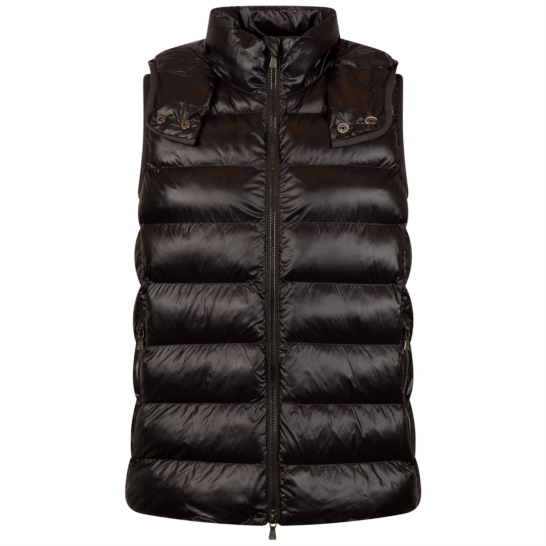 Womens Chiron Hooded Vest Black